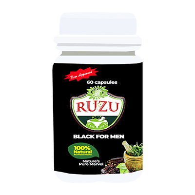 RUZU BLACK FOR MEN (CAPSULES)